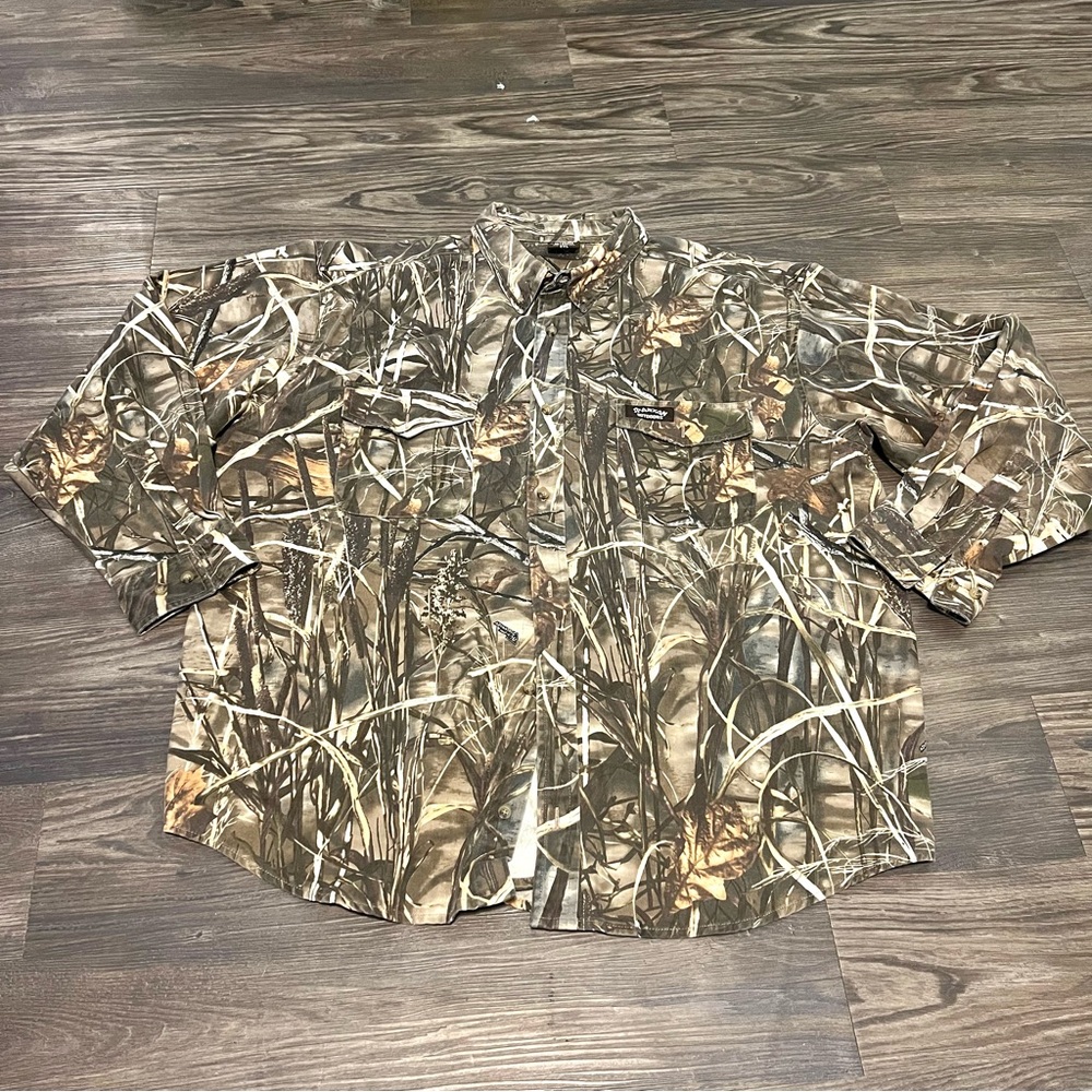 [Plus Size] Men’s Spartan Outdoor Longsleeve Camoflauge Realtree Shirt size 2XL